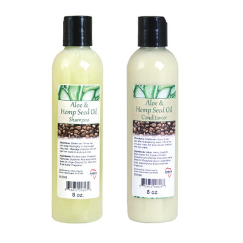 Aloe & Hemp Seed Oil Shampoo & Conditioner Set (8 oz.)
