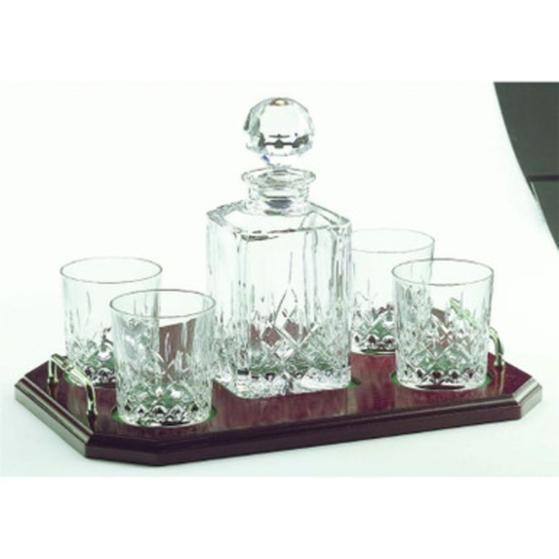 Galway Crystal Longford Decanter Set