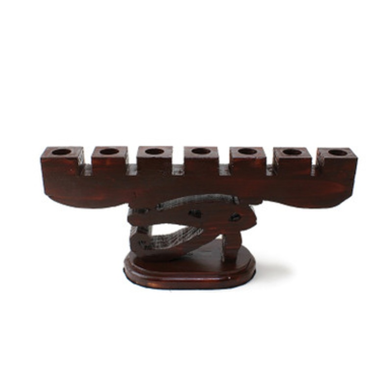 Handmade Wooden Eye Of Horus Kinara