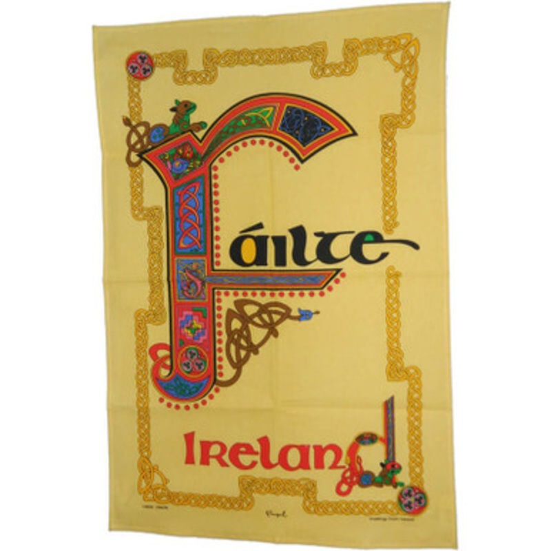 Irish Failte Tea Towel