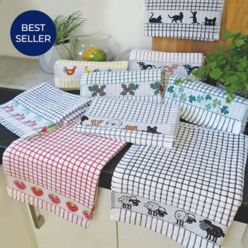 Irish Jacquard Woven Tea Towel