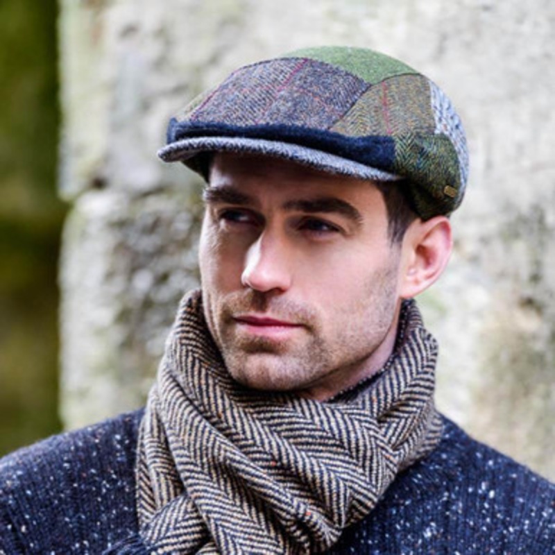 Irish Patchwork Kerry Flat Cap
