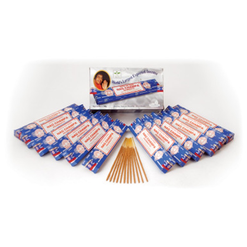 Nag Champa Incense - 15 g (12-Pack Box)