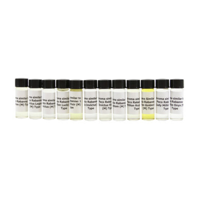 Set Of 12 Paco Rabanne Oils - 1 Dram (1/8oz.)