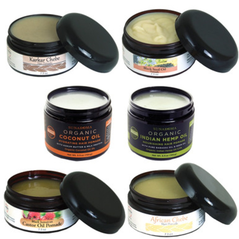 Set Of 6 Hair Pomades