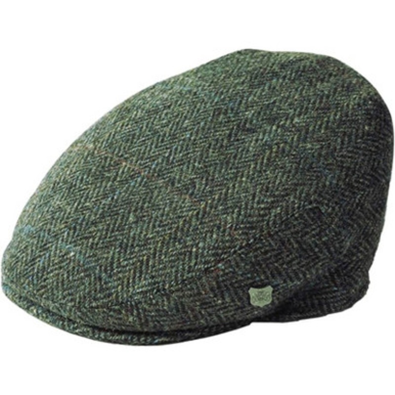 Stornoway Harris Tweed Flat Cap