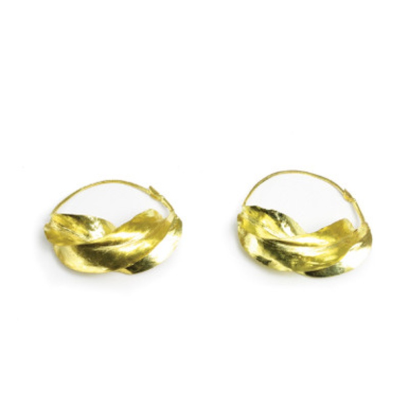 X-Large Fula Gold Earrings - 1