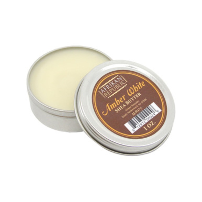 Afrikan Republic: Shea Butter  Amber White: 1 oz.
