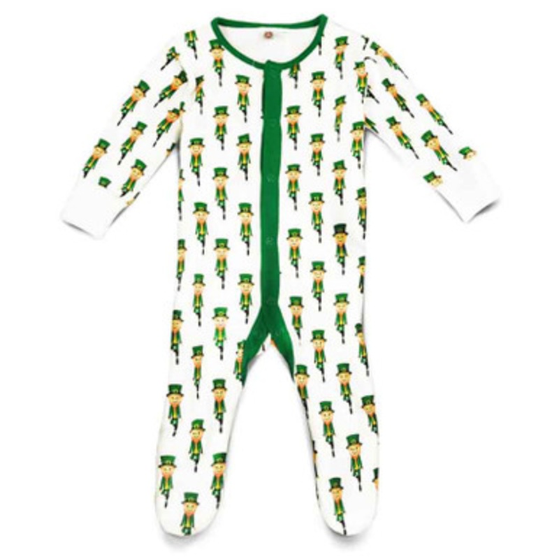 Baby Irish Romper with Leprechauns