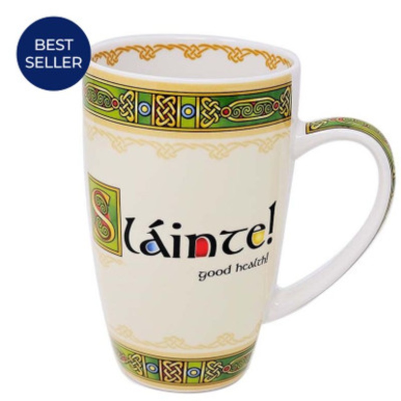 Exclusive Bone China Irish Slainte Mug