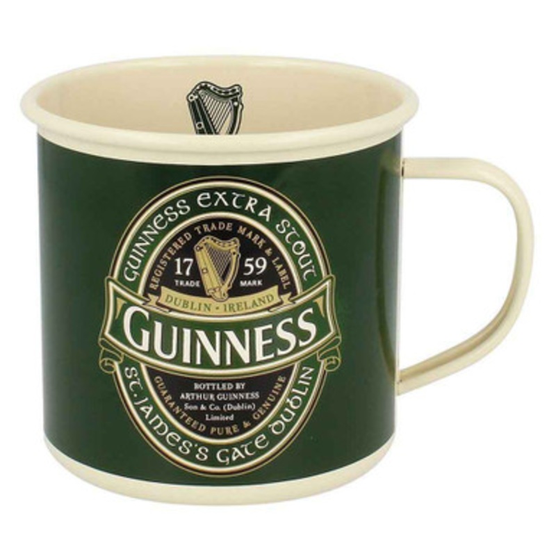 Guinness Ireland Green Enamel Mug