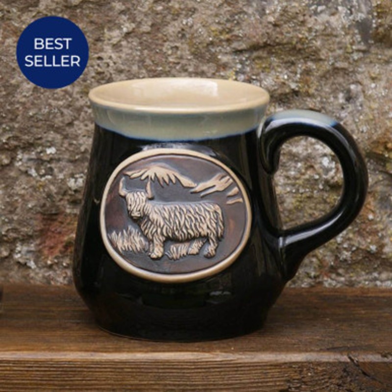 Highland Cow Stoneware Mug