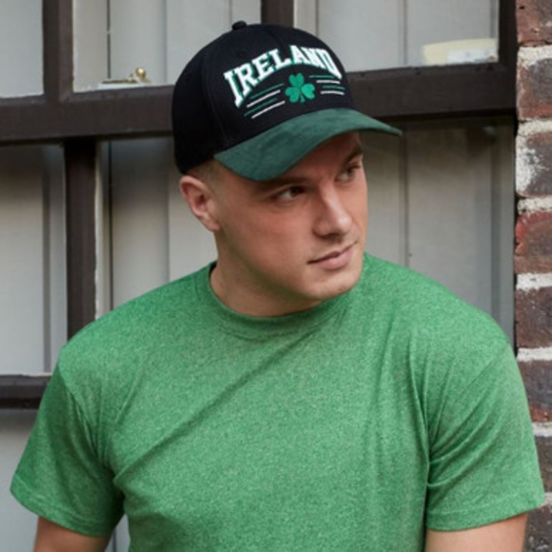 Ireland Shamrock Green Baseball Cap