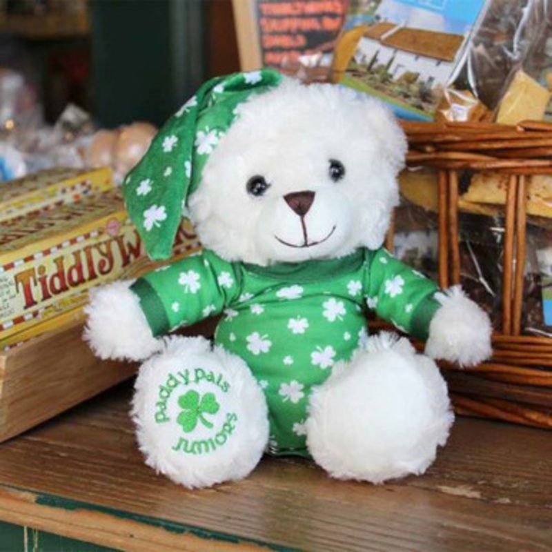 Irish Soft Toy White Teddy Bear