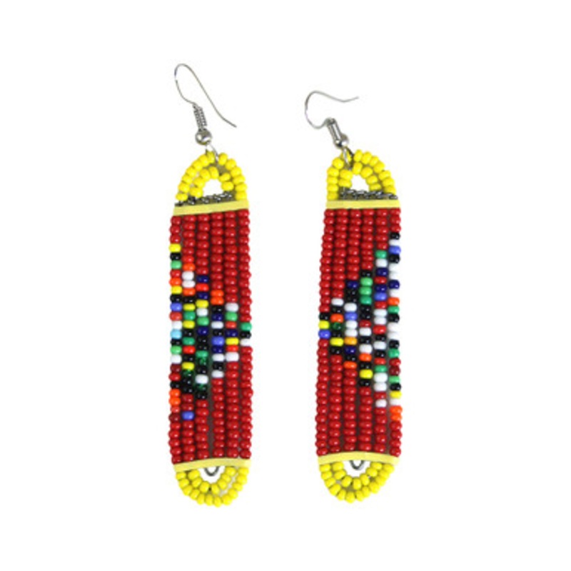 Maasai Medium Slim Earrings - ASSORTED