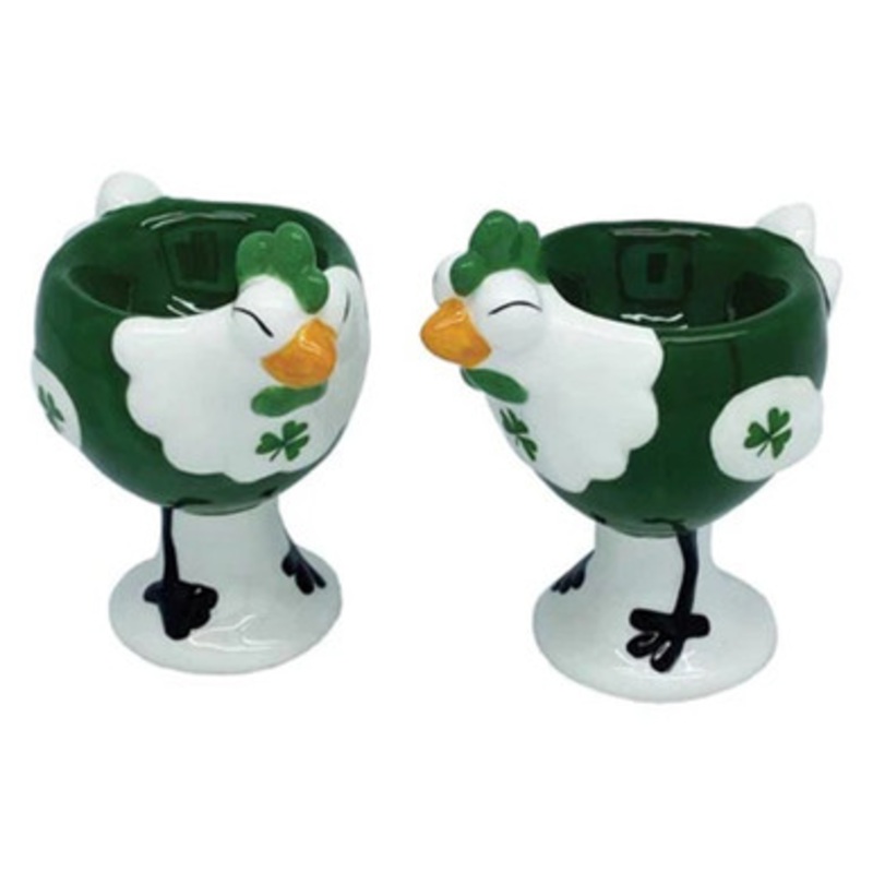 Murphy's Hens Egg Cups with Shamrocks