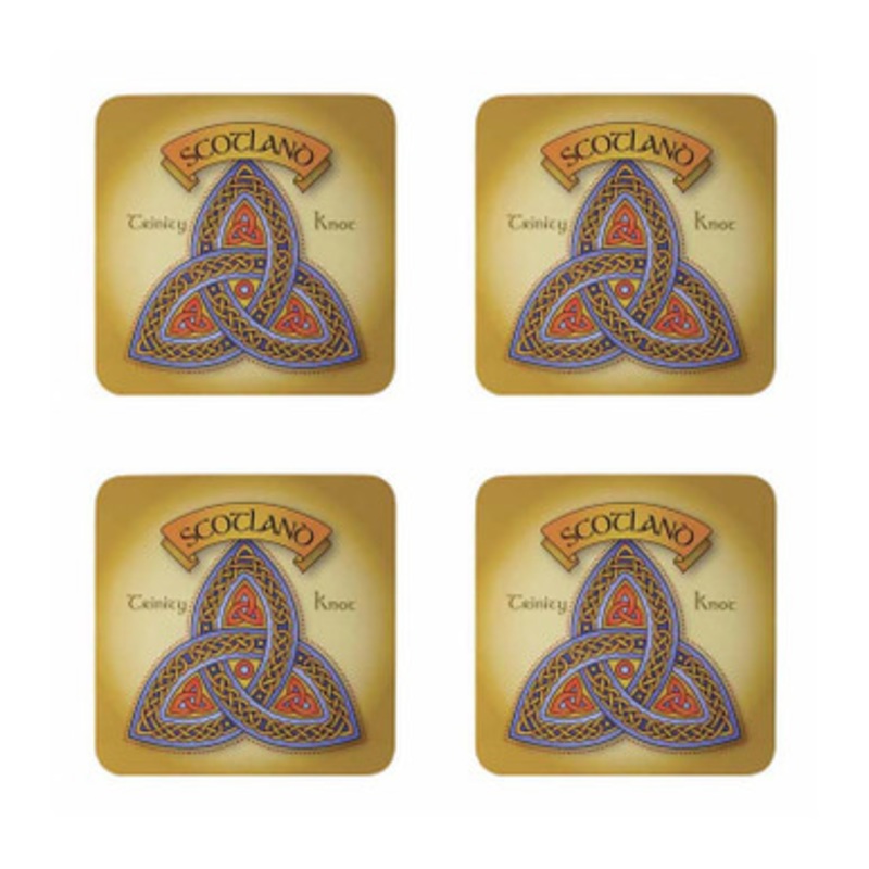 Scottish Trinity Knot Coaster Set of 4
