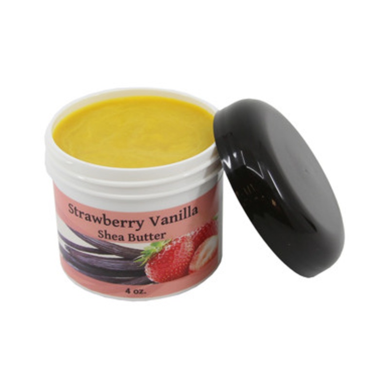 Strawberry Vanilla Shea Butter - 4 oz.