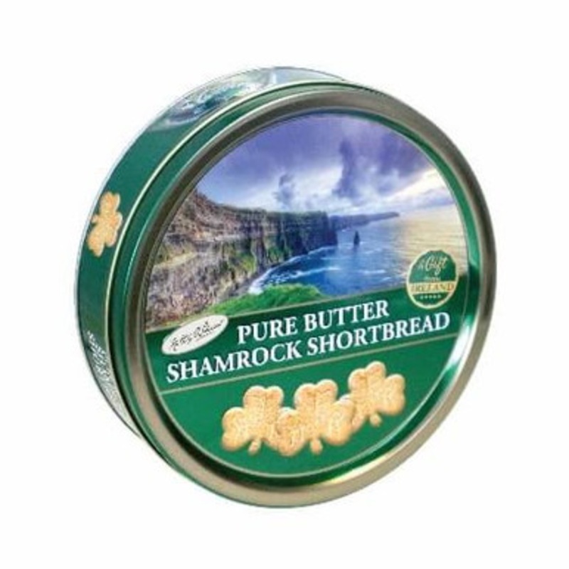 Traditional Irish Shamrock Shortbread Cookies