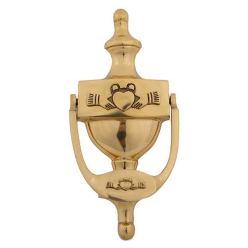 Brass Irish Claddagh Door Knocker