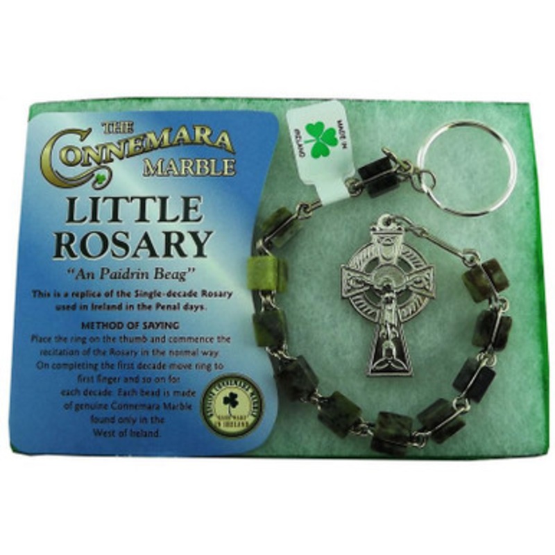 Connemara Marble Rosary Paidrin Beag