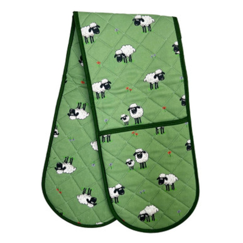 Fluffy Flock Double Oven Glove