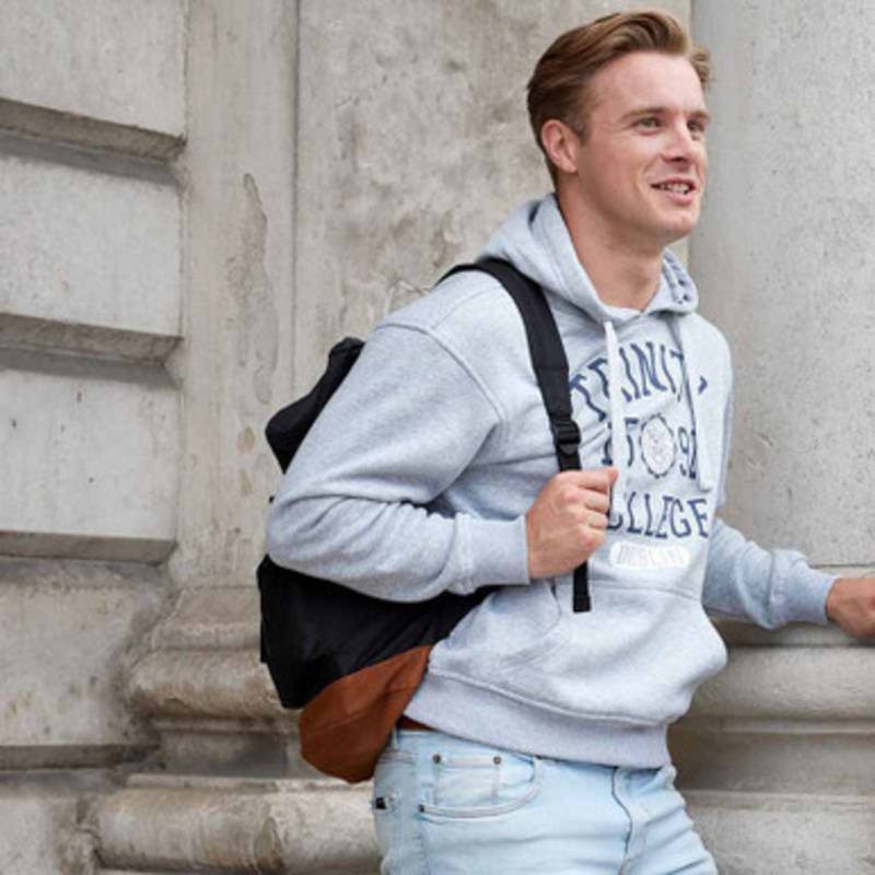 Grey Marl/Navy Trinity 1592 Hoody