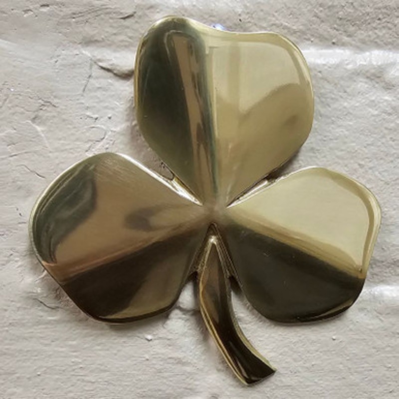 Shamrock Shaped Wall Art with Mother Blessing