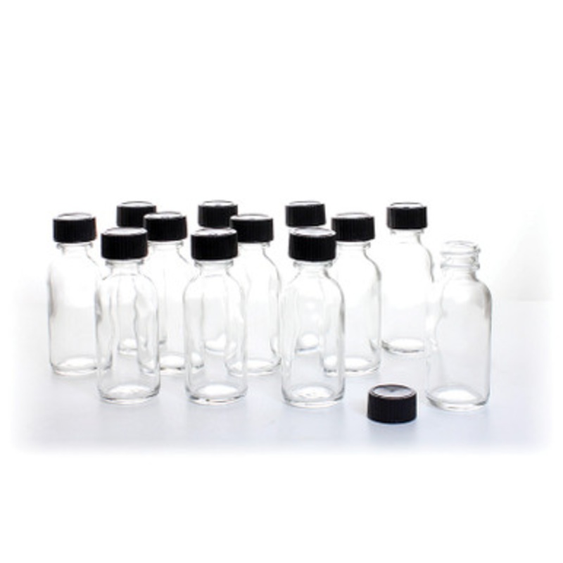 1 oz. Glass Bottles - Set Of 12