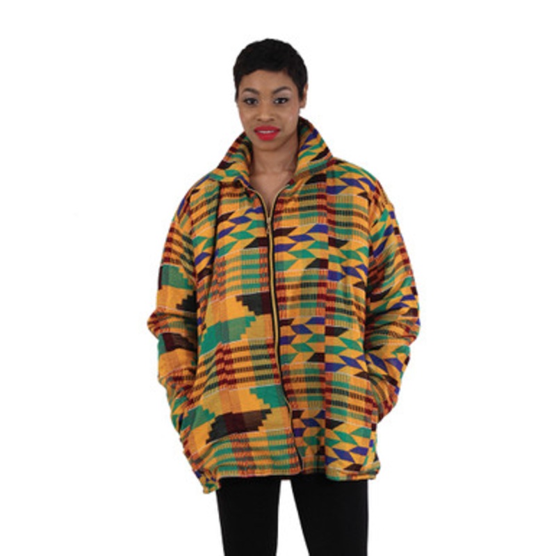 African-Made Kente Jacket