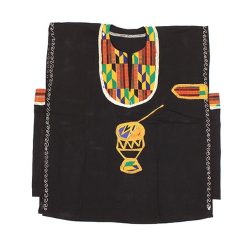 Black/Kente Dashiki - ASSORTED