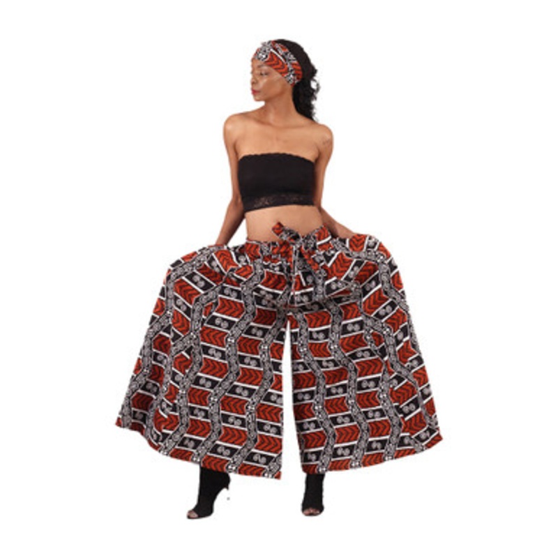 Bold Ankara Print Palazzo Pants