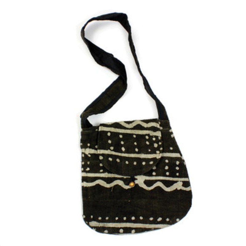 Mud Cloth Handbag (Button)