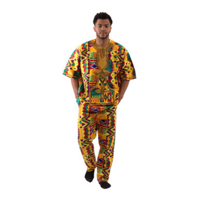 African-Made Kente Pant Set
