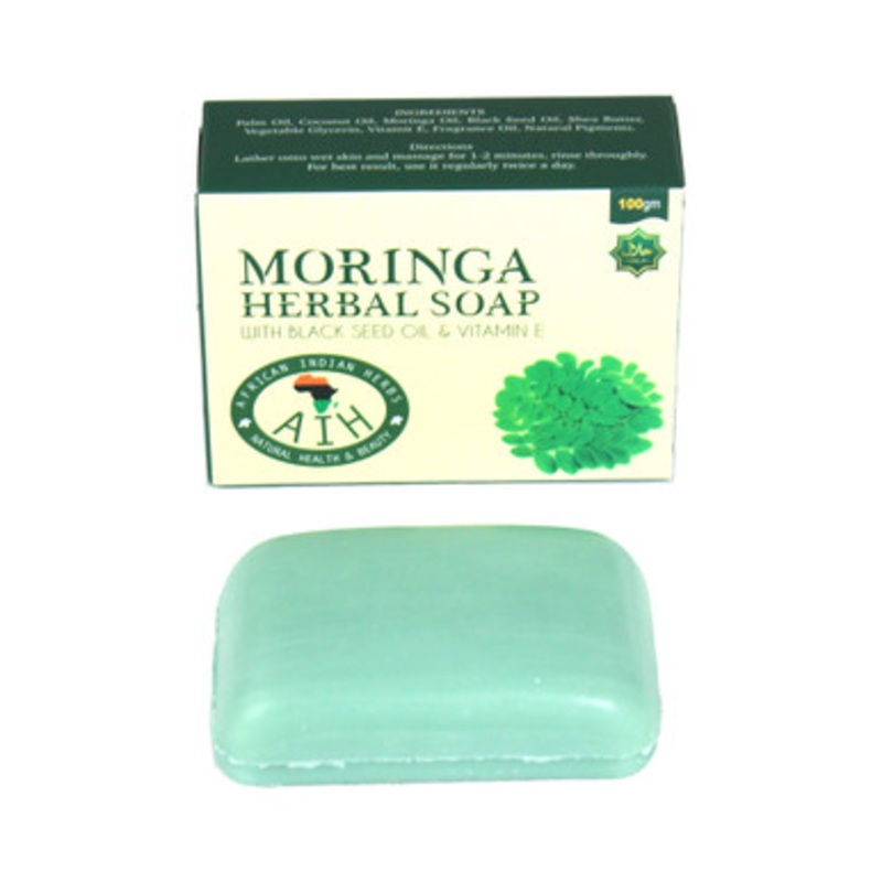 African Indian Herbs (AIH): Moringa Herbal Soap - 3.5 oz.