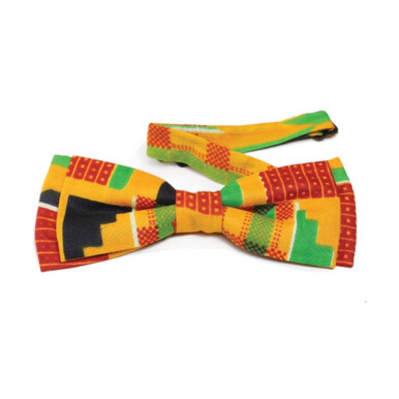 Kente Bow Tie #2 (Yellow)