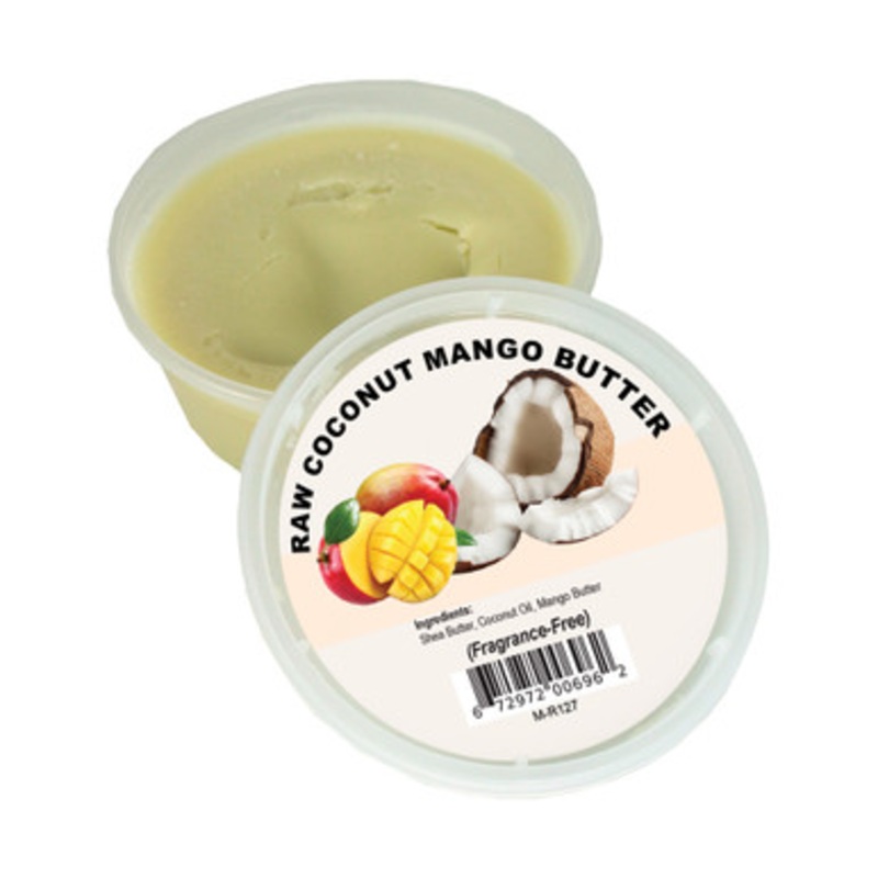 Raw Coconut-Mango Butter (Fragrance-Free)  SM