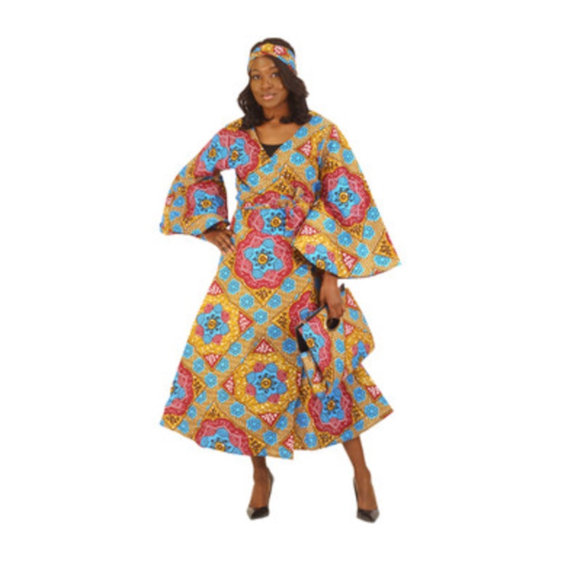 Wrap Dress & Handbag Set