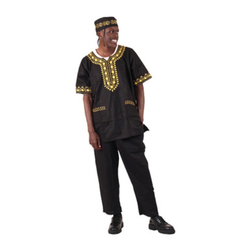 Amare Gold Short Sleeve Pant Set