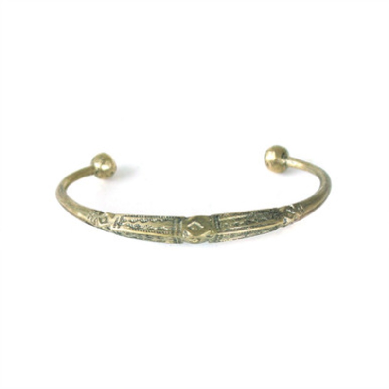 Tuareg Bangle - Etched