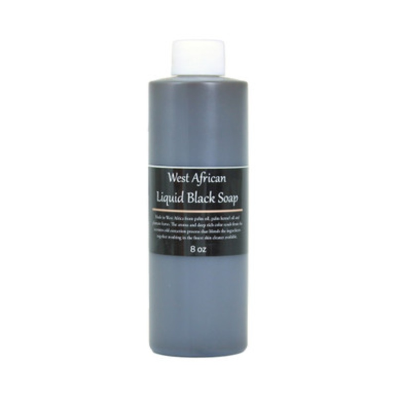 West African Liquid Black Soap - 8 oz.