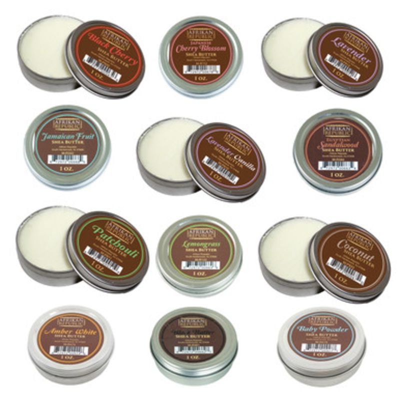 Set Of 12 Afrikan Republic Shea Butters