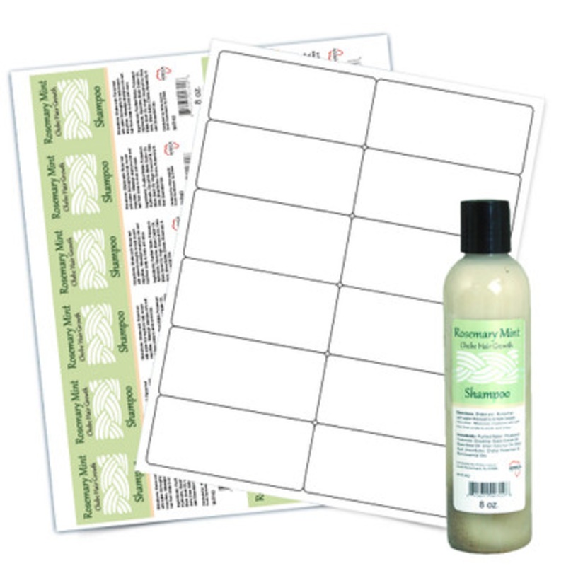 60 - 4x1 Matte Rectangle Labels