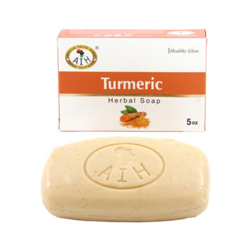 African Indian Herbs (AIH): Turmeric Herbal Soap - 5 oz.