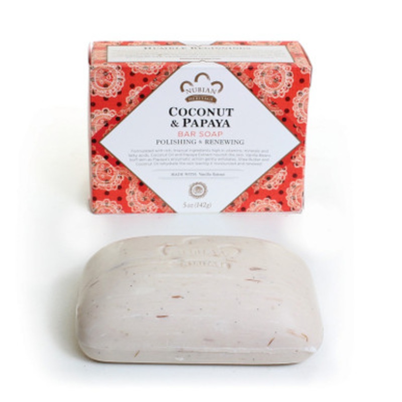 Nubian Heritage: Coconut & Papaya Soap - 5 oz