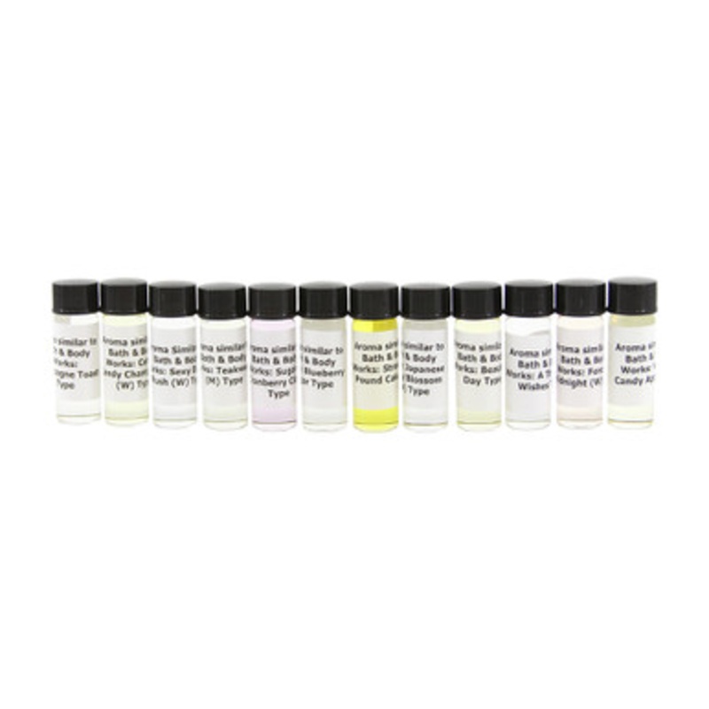 Set Of 12 Bath & Body Works Oils - 1 Dram (1/8oz.)