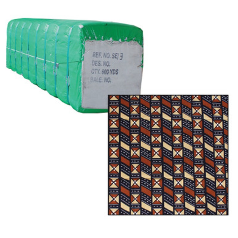 4 Color African Print Fabric: 600 Yard Bale