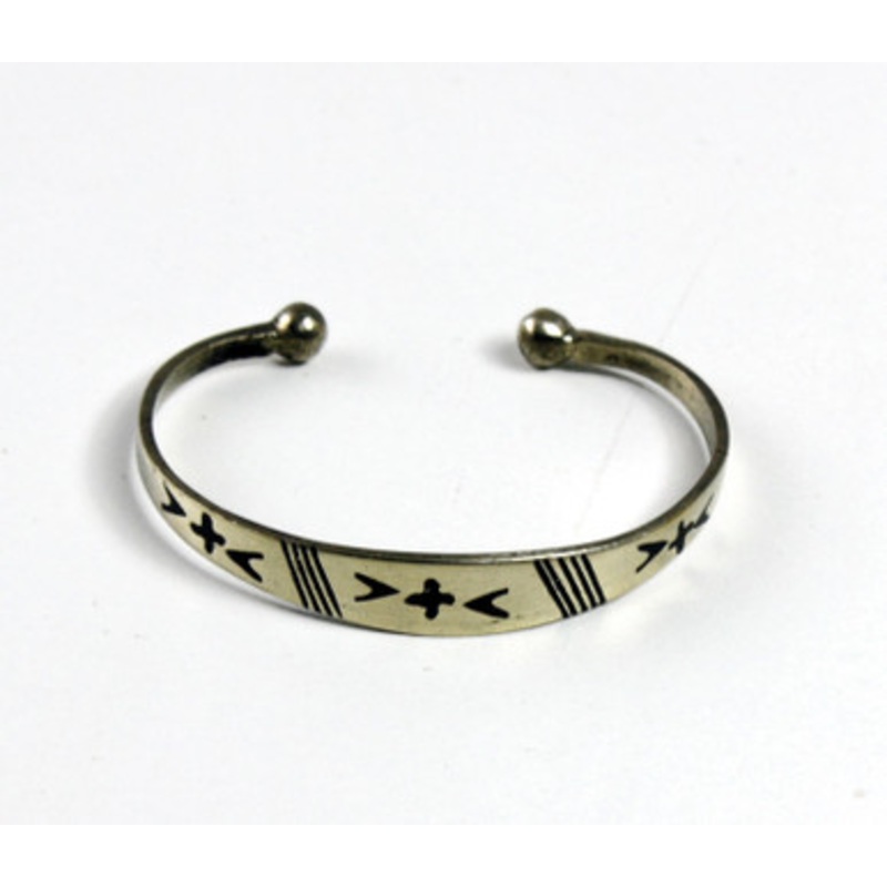 Tuareg Flat Etched Bracelet