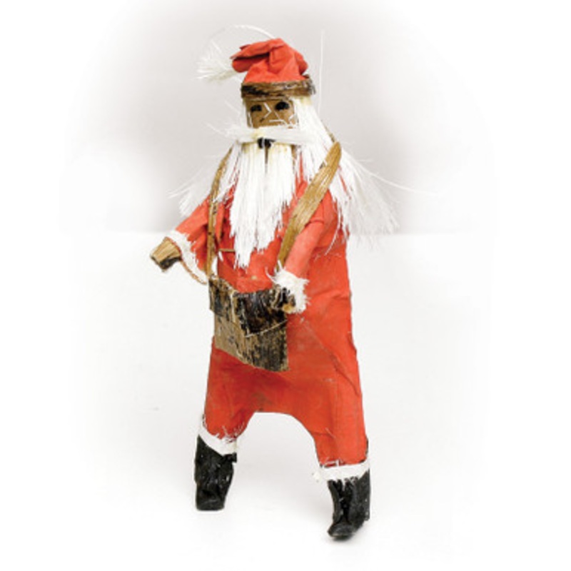 Banana Leaf Ornament - Santa