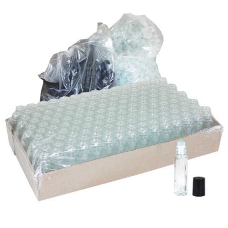 High-End Glass 1/3oz Bottles: Set Of 150